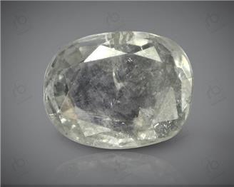 Natural Unheated & Untreated White Sapphire Certified  3.92 CRT ( 27182 )